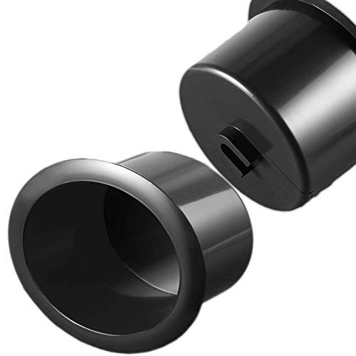 GYBest 2 Pcs Plastic Black Cup Holder  Recliner-Handles Replacement Cup Holder Insert for Sofa Boat Couch Recliner Poker Table (Bottom: 3.54""  Top: 4.17""  Height: 3.94"") - Image 4